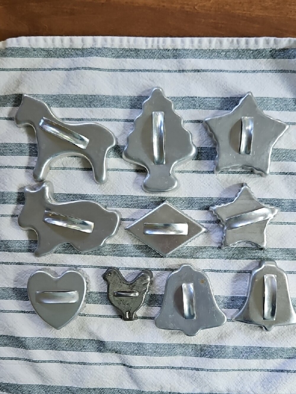 VTG Metal Cookie Cutters, set of 10